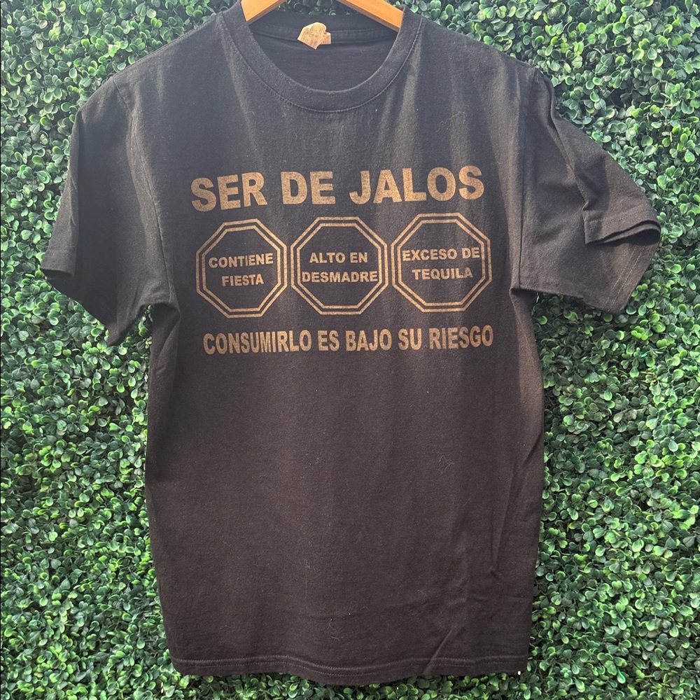Ser De Jalos Black Graphic T-Shirt